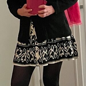 Zara Black & White Print Dress